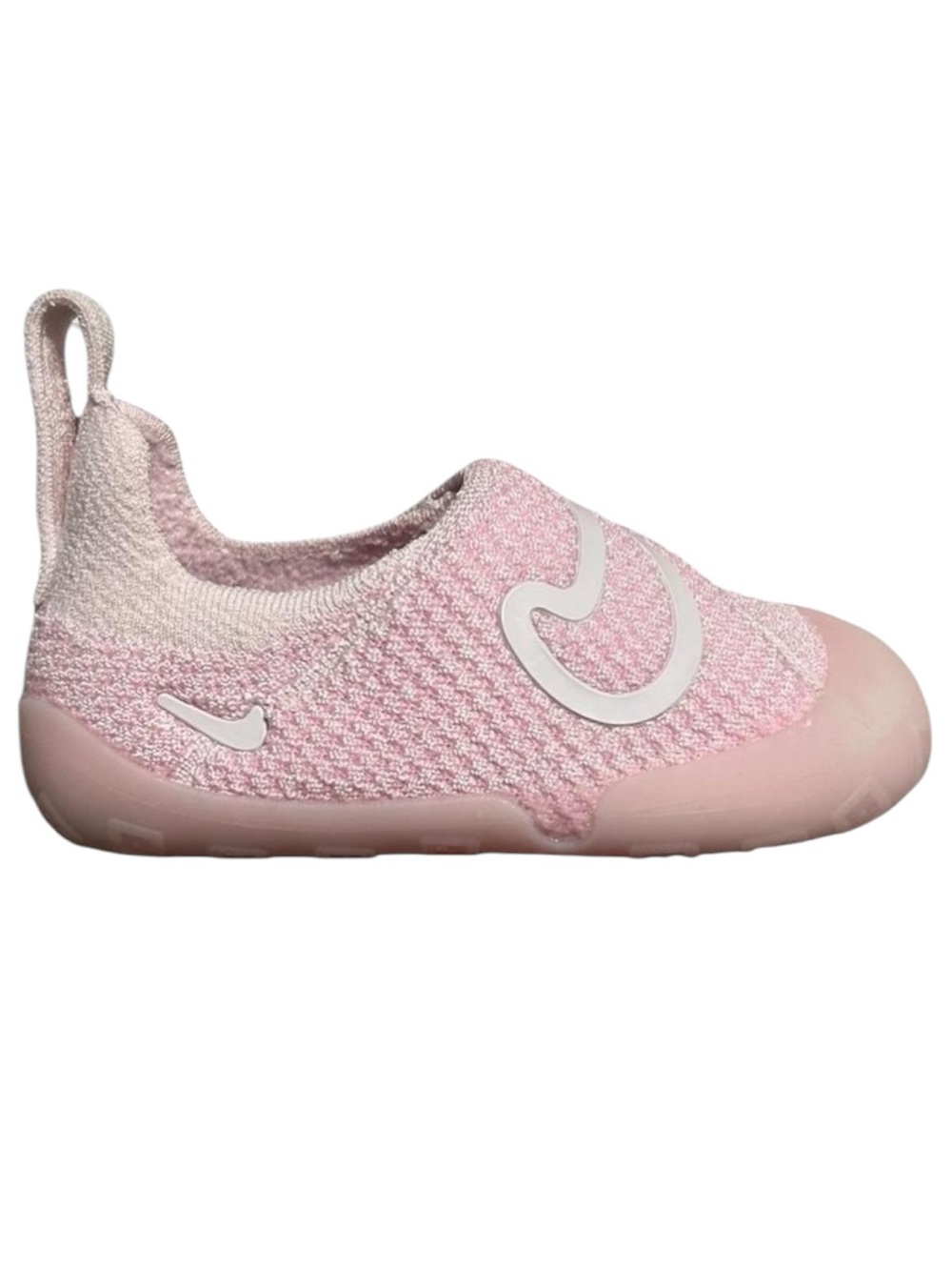 Nike Swoosh 1 TD Infant Fkyknit Shoes Pearl Pink Size 4C FB3244-601 NEW Toddler